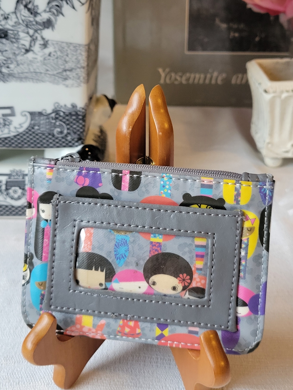 Paperchase Kishi-Kishi Harajuka Girls Card Holder with ID Window